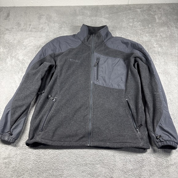 Columbia Other - Columbia Sportswear Interchange Jacket Gray Fleece Lined Men's Size Large